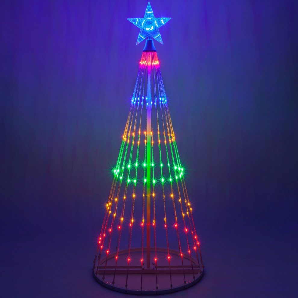 Christmas – Multicolor Led Animated Outdoor Christmas Tree Lightshow