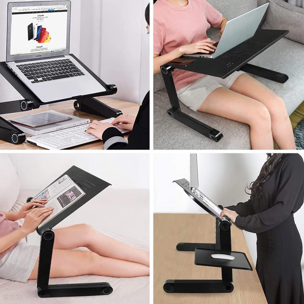 360 Ergonomic Laptop Stand For Desk With Detachable Mouse Plate-univazo- and QASUK502969818483309806291796234, 360 Ergonomic Laptop Stand For Desk With Detachable Mouse Plate, , univazo, 360 Ergonomic Laptop Stand For Desk With Detachable Mouse Plate