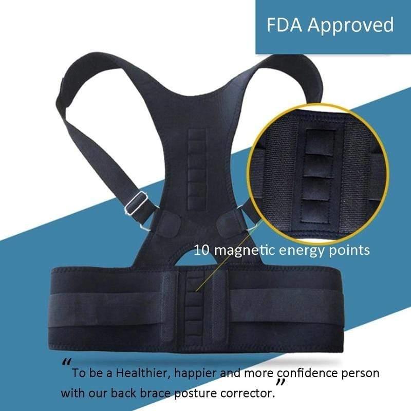 Adjustable Magnetic Therapy UK Posture Corrector and Back Support Brace Belt for Men and Women (S-XXL)-Support brace-univazo- and 9806427685130, Adjustable Magnetic Therapy UK Posture Corrector and Back Support Brace Belt for Men and Women (S-XXL), Support brace, univazo, Back Support Belt, Magnetic Therapy Posture Corrector, Posture corrector, UK Stock, univazo