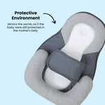 Anti-Spit Up Infant Pillow with Inclined Design for Better Sleep | Adjustable Baby Nest Bed with Head Shaping Cushion