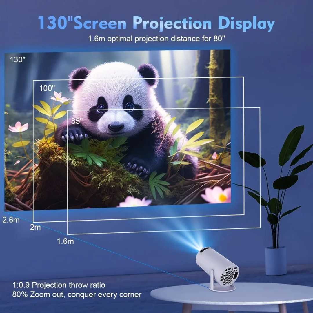 Best 4K Projector for Home Theater - Magcubic Android 11 Dual Wifi6 1080P 1280*720P LED Portable Projector-univazo- and 9806445281546, Best 4K Projector for Home Theater - Magcubic Android 11 Dual Wifi6 1080P 1280*720P LED Portable Projector, , univazo, univazo