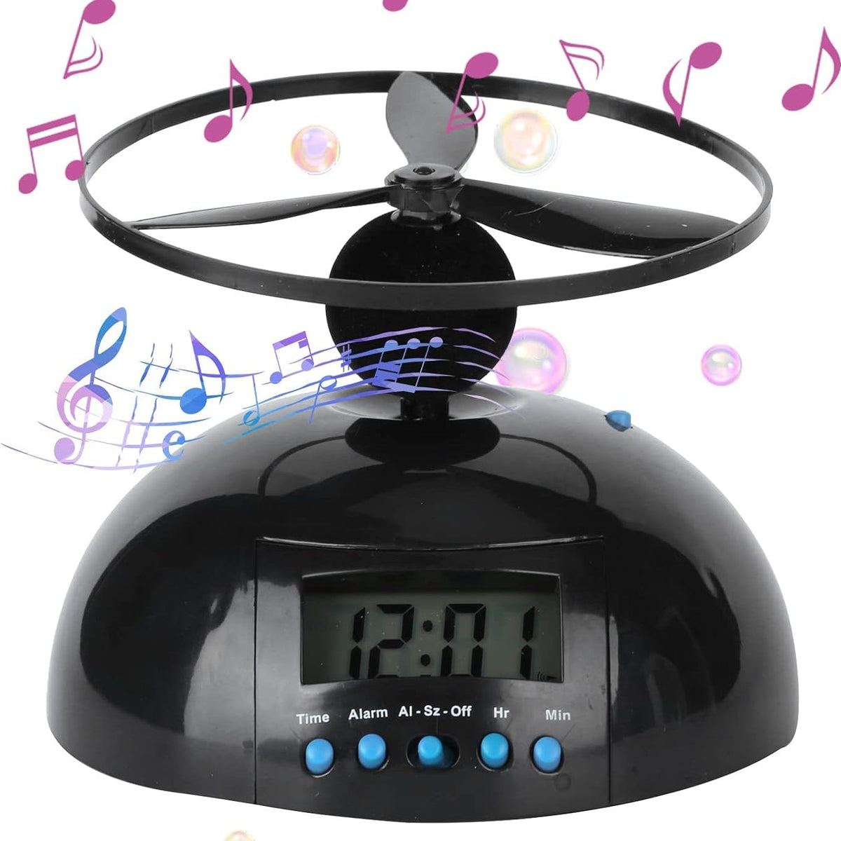 Creative Flying Runaway Helicopter Lazy Alarm Clock-univazo- and QASUK502972887206509806361035018, Creative Flying Runaway Helicopter Lazy Alarm Clock, , univazo,