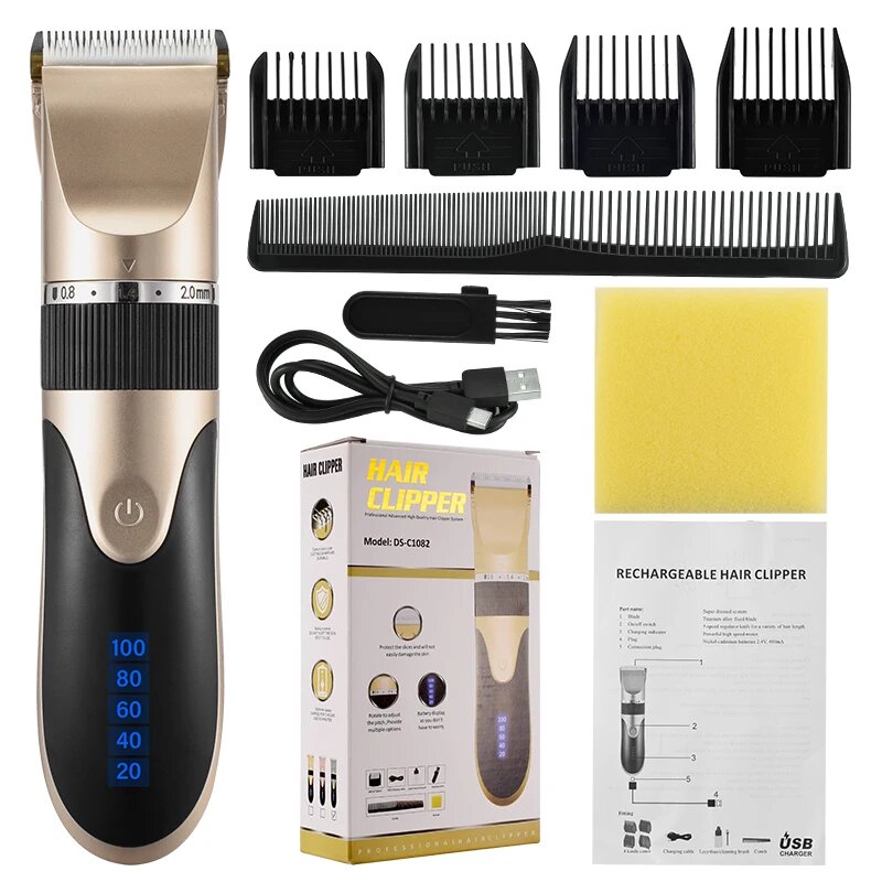PrecisionPro Hair Clipper & Beard Trimmer – Professional Grooming at Home