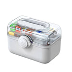 3-Layer Medicine Storage Box – Durable, Portable, and Lockable First Aid Organizer