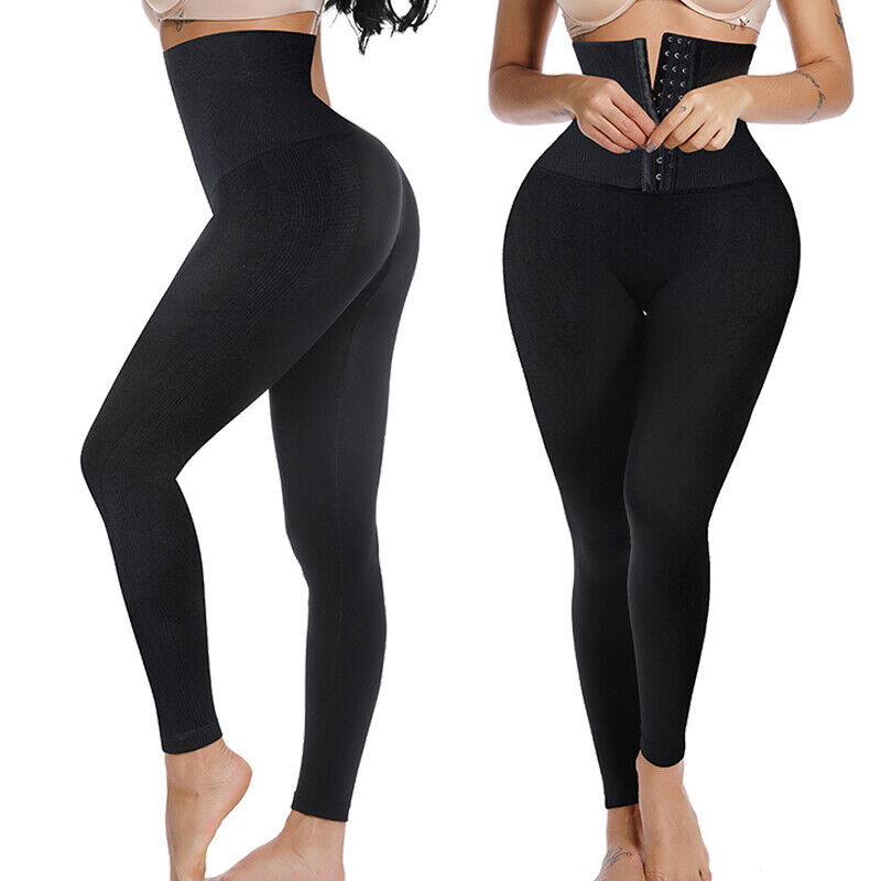 High-Waist Gym Leggings with Built-In Waist Trainer – Sculpt and Support