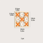Classic Wooden Tic-Tac-Toe Board Game – Timeless Fun for All Ages