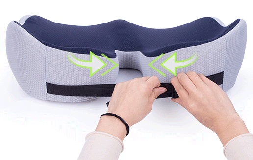 Adjustable Memory Foam Sit Bone Relief Seat Cushion-univazo- and 9806430208266, Adjustable Memory Foam Sit Bone Relief Seat Cushion, , univazo, age uk pressure cushions, coccy cushion, coccyx cushion, coccyx cushion for office chair, Cushions, donut cushions, donut seat cushion, doughnut cushion, driving cushion, for Lower Back, Hamstrings, Hip, orthopedic cushion for sciatica, piles cushion, Pressure Relief Ergonomic & Orthopedic Seat Cushion, Sciatica Pain, sciatica seat cushion for car, Tailbone, univazo