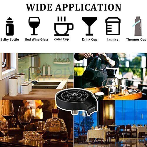 All Purpose Automatic Cup Washer-univazo- and QASUK502973655943789806384038154, All Purpose Automatic Cup Washer, , univazo, All Purpose Automatic Cup Whasher - Automatic Glass Rinser Faucet Bottle Washer Cup Cleaner For Sink Attachment New