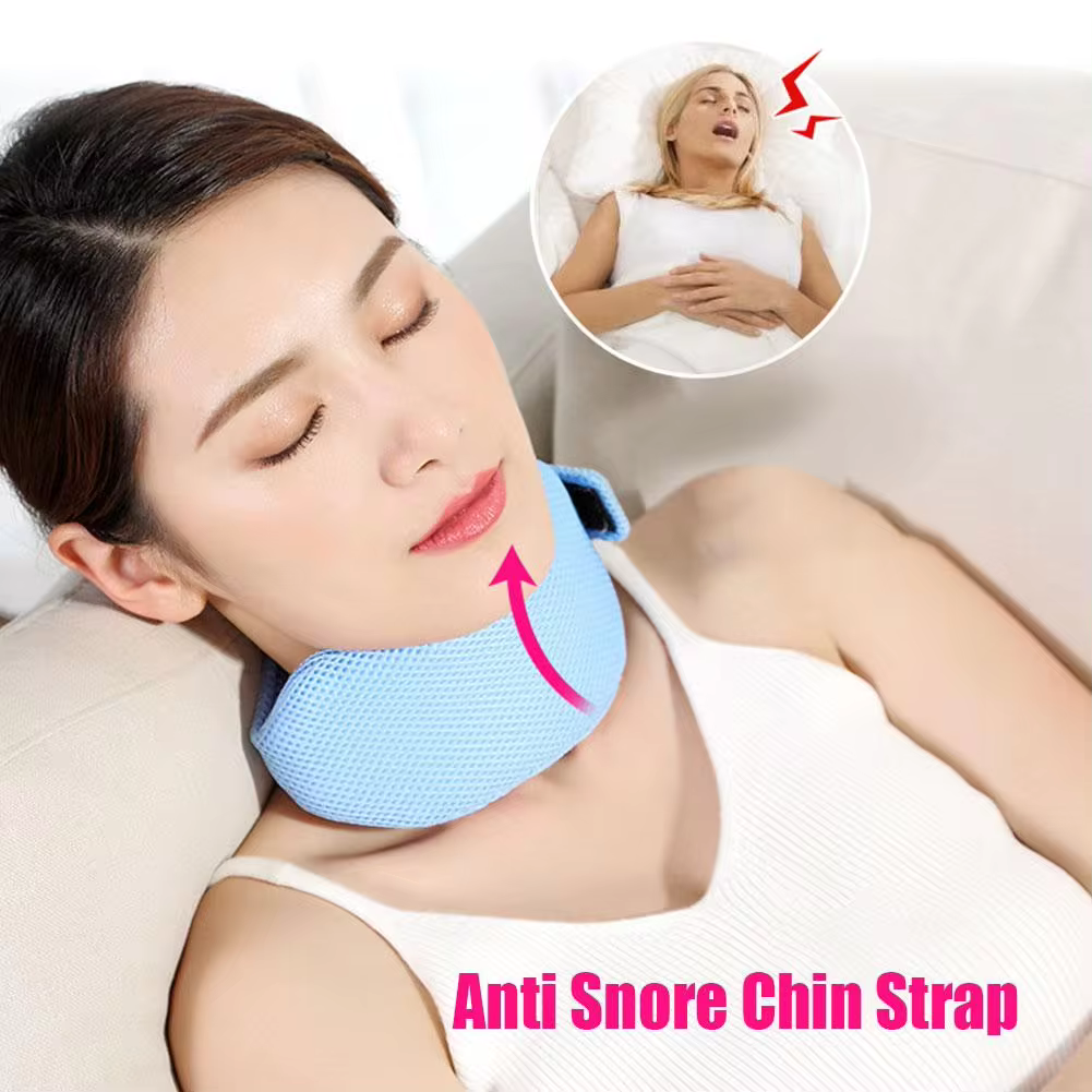 Anti Snore Chin Strap For Men Women Adjustable Stop Snoring Sleep Neck UK Brace Anti Apnea Jaw Solution Sleep Support Sleeping Care-univazo-Blue- and QASUK502975483415149806439153930, Anti Snore Chin Strap For Men Women Adjustable Stop Snoring Sleep Neck UK Brace Anti Apnea Jaw Solution Sleep Support Sleeping Care, , univazo, univazo