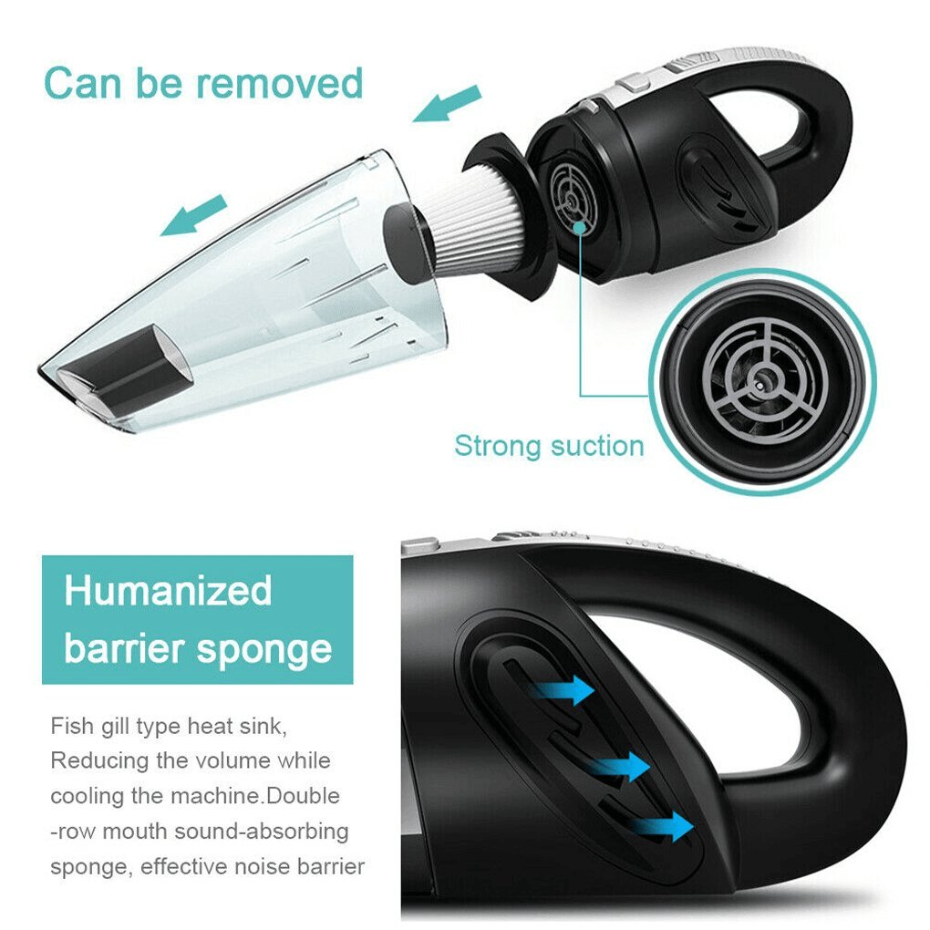 Handheld Cordless Vacuum Cleaner USB (120W 4000PA) UK for Car, Home, Pet hair and more (Wet/Dry)-Handheld vacuum cleaner-univazo- and QASUK502975365122669806437024010, Handheld Cordless Vacuum Cleaner USB (120W 4000PA) UK for Car, Home, Pet hair and more (Wet/Dry), Handheld vacuum cleaner, univazo, Handheld vacuum cleaner, UK Stock, univazo