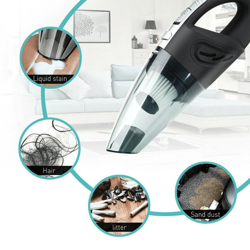 Handheld Cordless Vacuum Cleaner USB (120W 4000PA) UK for Car, Home, Pet hair and more (Wet/Dry)-Handheld vacuum cleaner-univazo- and QASUK502975365122669806437024010, Handheld Cordless Vacuum Cleaner USB (120W 4000PA) UK for Car, Home, Pet hair and more (Wet/Dry), Handheld vacuum cleaner, univazo, Handheld vacuum cleaner, UK Stock, univazo