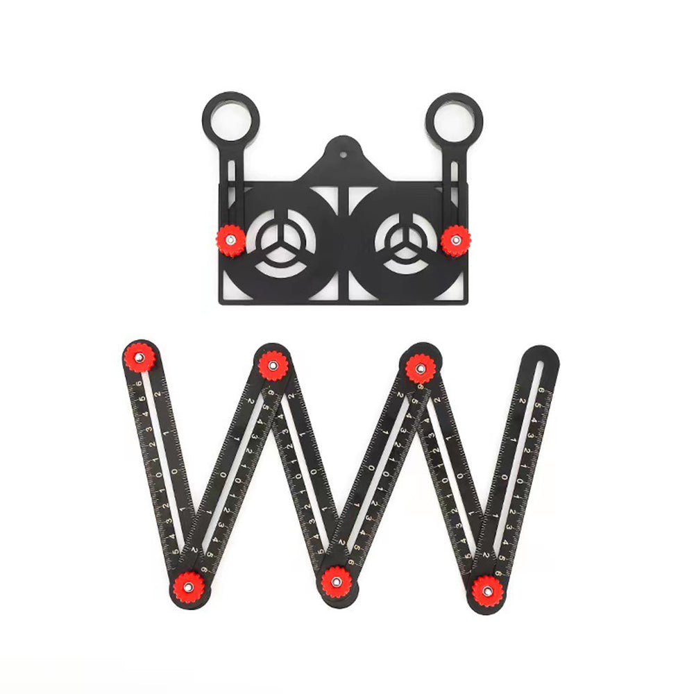 Adjustable Aluminum Alloy Tile Work Folding Ruler